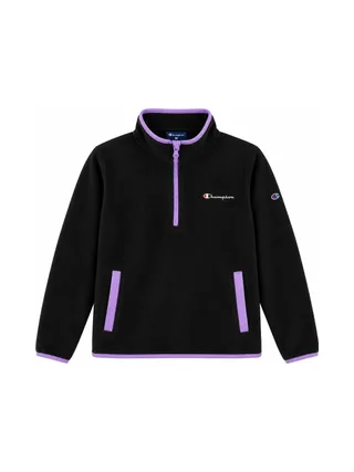 Polaire Noir/Violet Fille Champion 1