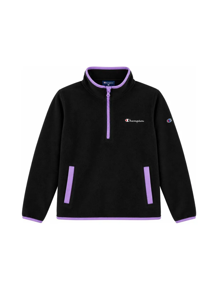 Polaire Noir/Violet Fille Champion 2