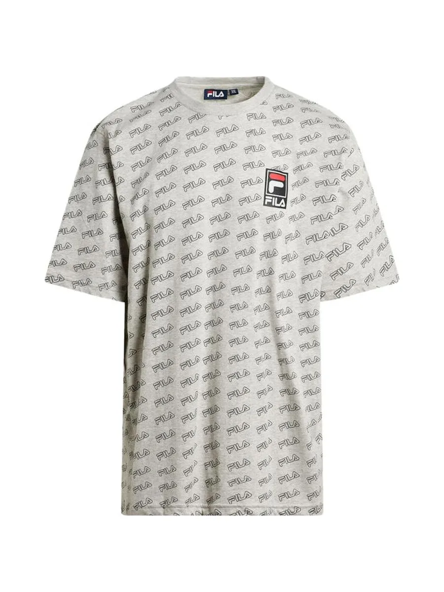 T-shirt Gris/Marine Homme Fila Trellis SS24SPM130 2
