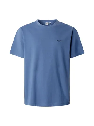 T-Shirt Bleu royal Homme Pepe jeans Contrast Connor 1