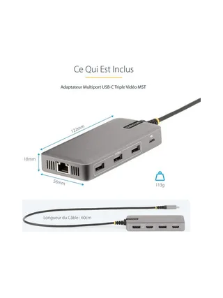USB-C Triple-Monitor Multiport Adapter 15