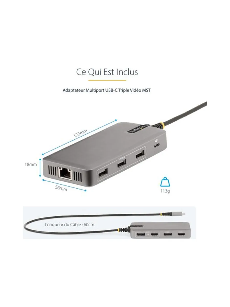 USB-C Triple-Monitor Multiport Adapter 15