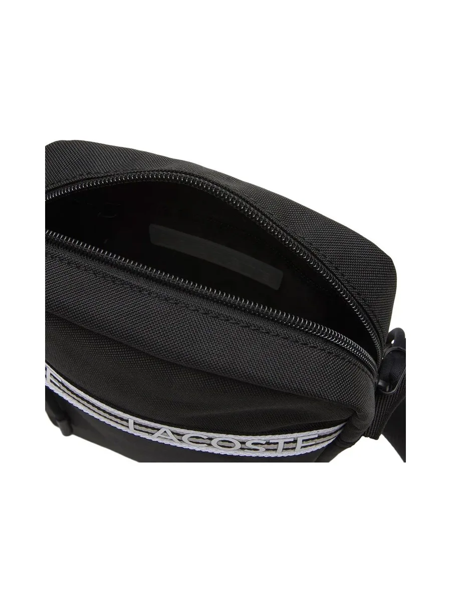 Sac à Bandoulière Noir Homme Lacoste 4