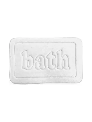 Tapis Blanc Utility Mémoire De forme 40x60 1