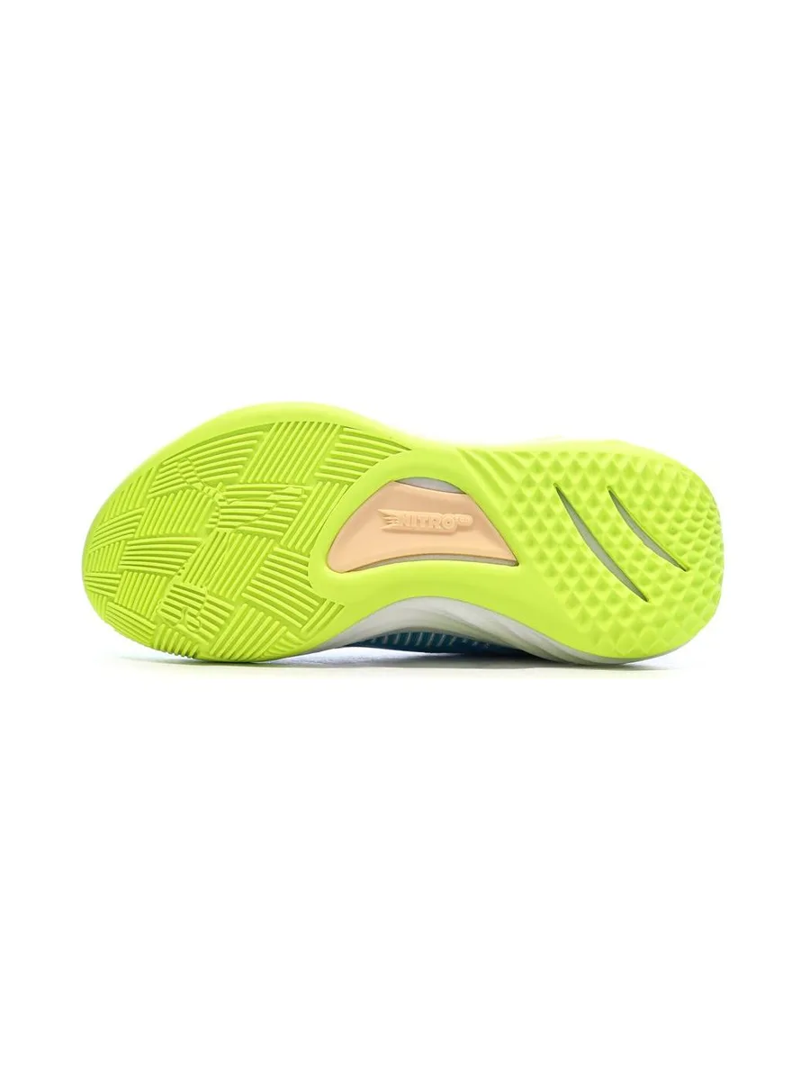 Chaussures de basketball Bleu/Verte Homme Puma All-pro Nitro 5