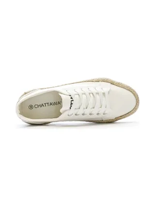 Baskets Blanches Femme Chattawak Paco 4