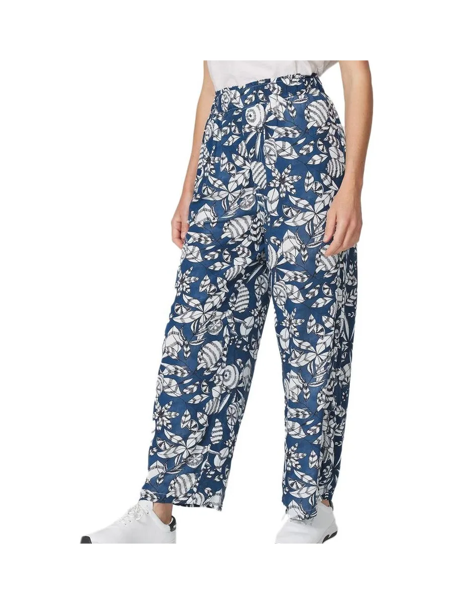 Pantalon Bleu à Fleurs Femme TBS JANIEPAN 2