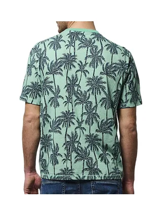 T-shirt Vert/Marine Homme Kaporal TOGO25EM11 2