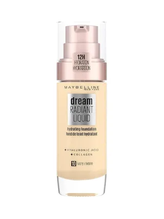Fond de teint Dream Radiant Liquid Gemey Maybelline 10 Ivoire 1