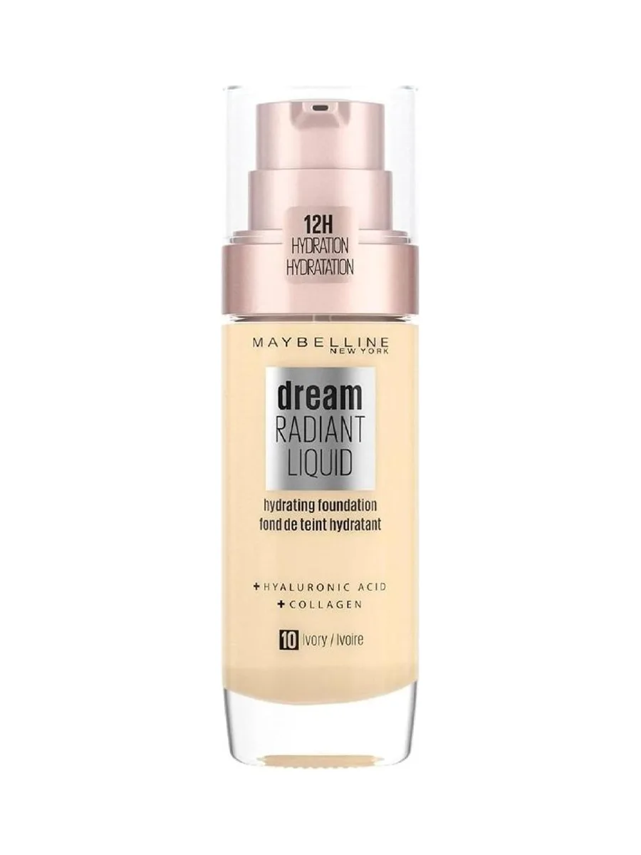 Fond de teint Dream Radiant Liquid Gemey Maybelline 10 Ivoire 2