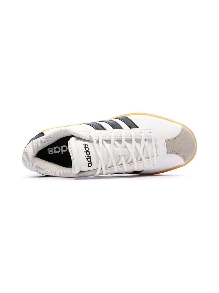 Baskets Blanc/Noir Femme Adidas Court Bold 5