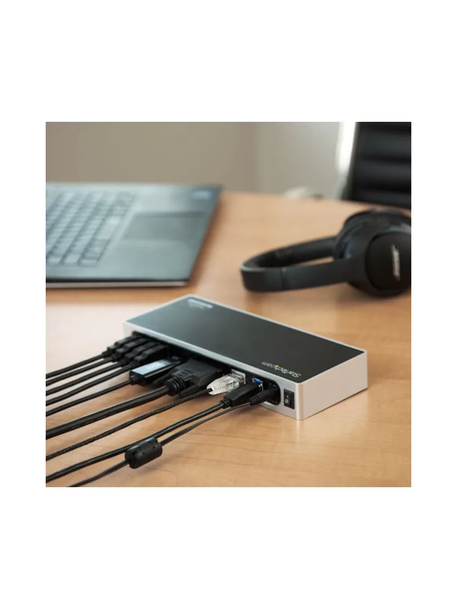 StarTech.com DK30ADD laptop dock/port replicator 7