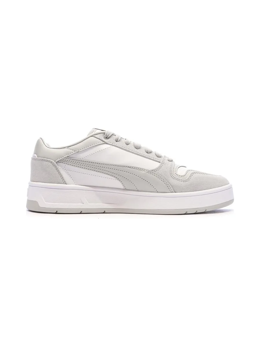 Baskets Gris/Blanc Homme Puma Court Classic Street 3