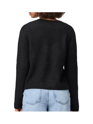 Pull Noir Femme Pieces Silly 2