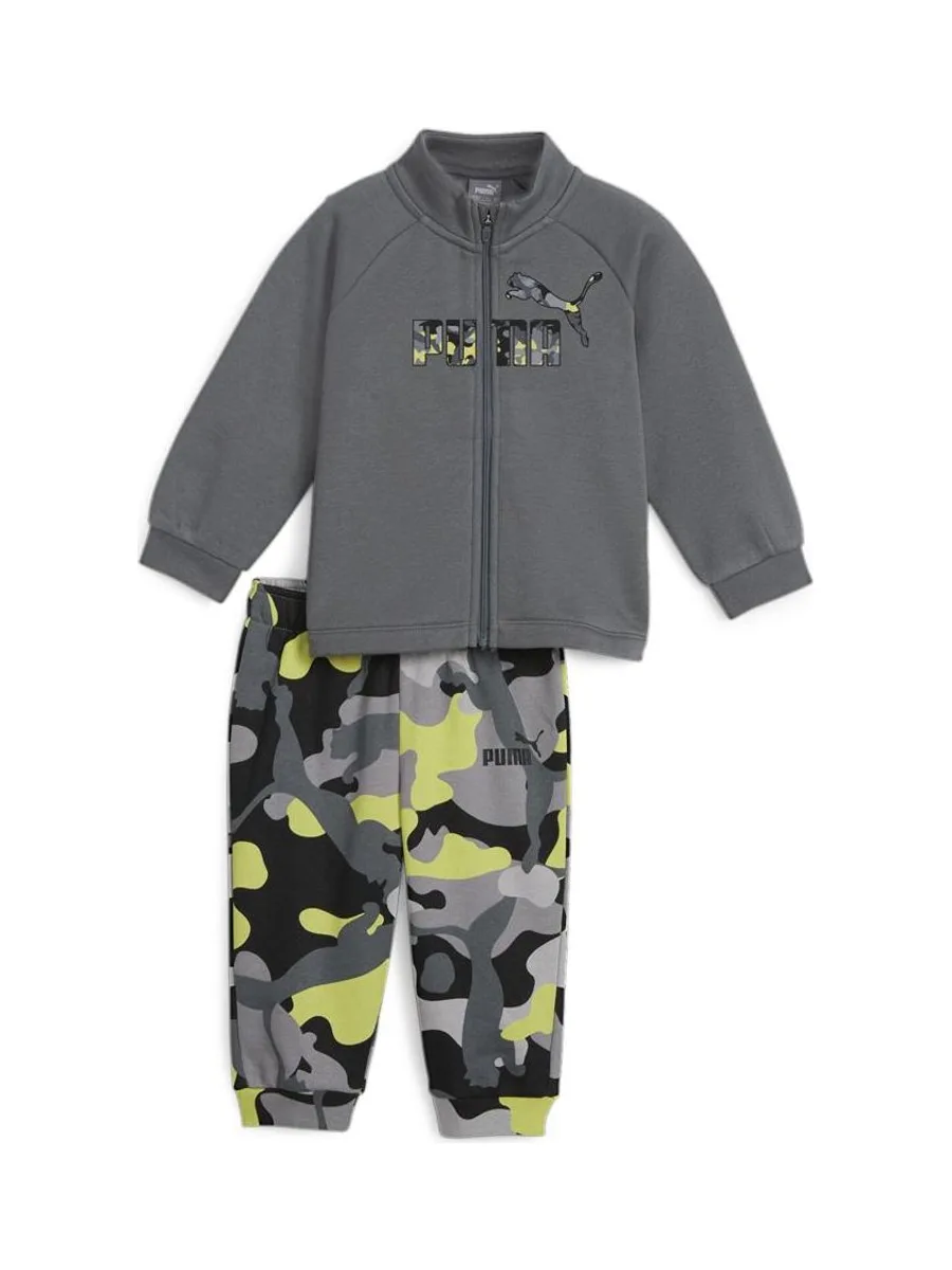 Survêtement Gris/Vert Garçon Puma Camo Aop 2