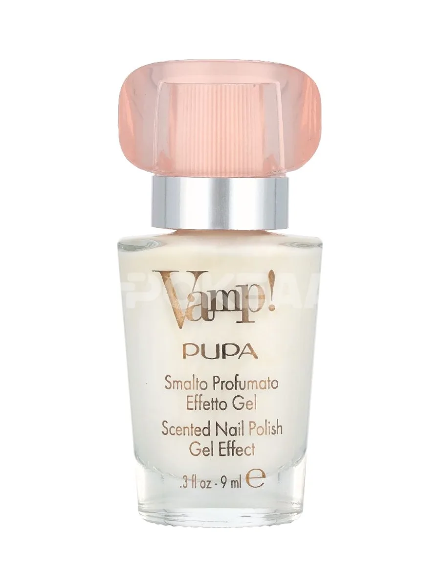 Pupa Vamp! Scented Nail Polish 9ml - #101 Delicate White 1