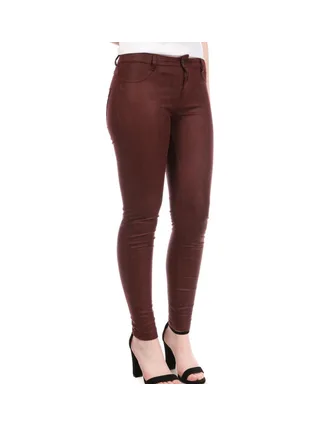 Jegging Bordeaux Femme Teddy Smith The Jeg Rise Skin 1