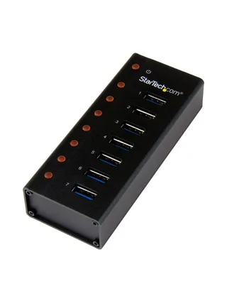 7 Port USB 3.0 Hub - Desktop/Wall-Mount 1