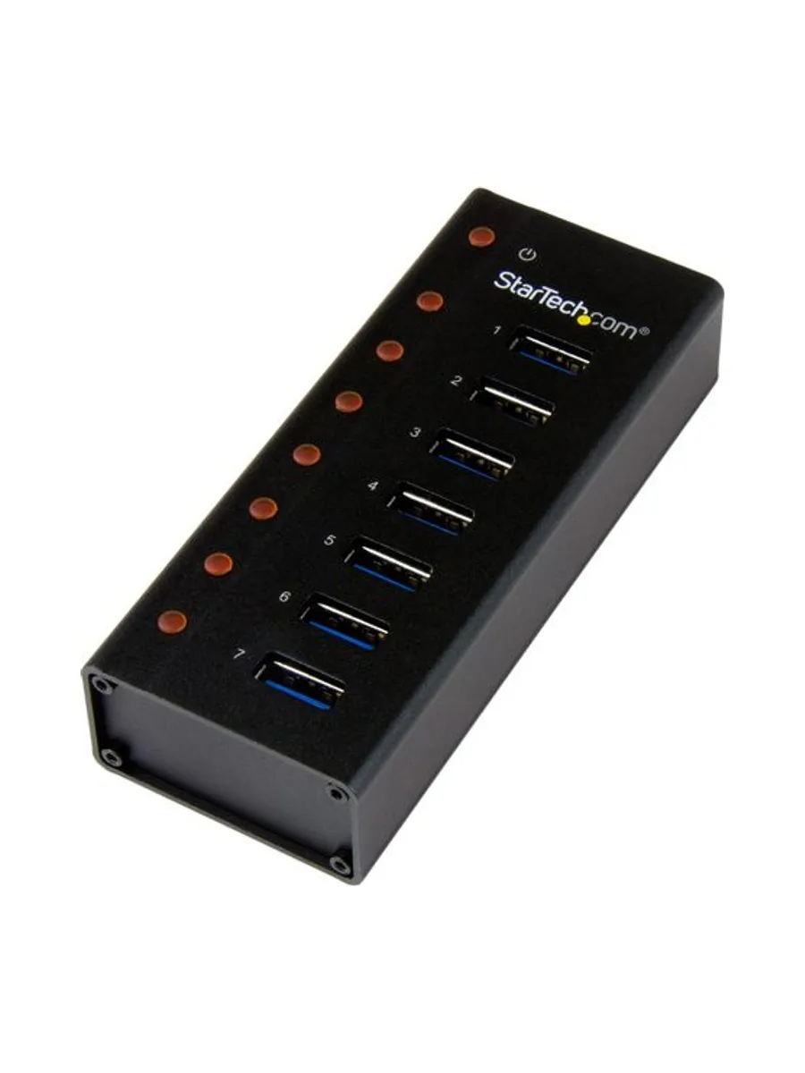 7 Port USB 3.0 Hub - Desktop/Wall-Mount 1