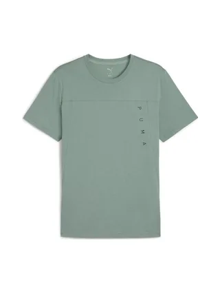 T-Shirt Vert Homme Puma Triblend 1