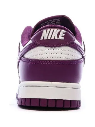Dunk Low Baskets Blanches/Violettes Homme Nike 3