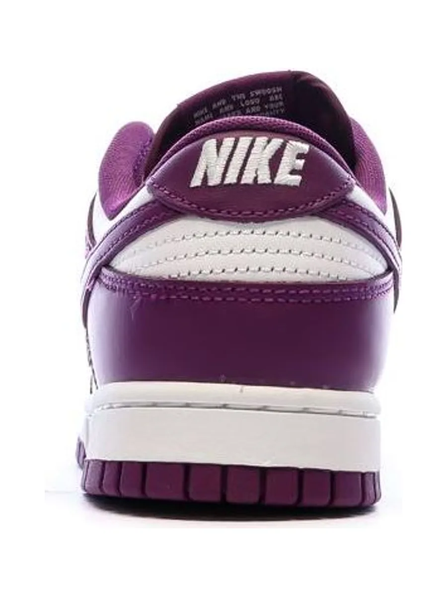 Dunk Low Baskets Blanches/Violettes Homme Nike 4