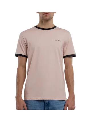 T-shirt Rose Garçon Teddy Smith 61007493D 1