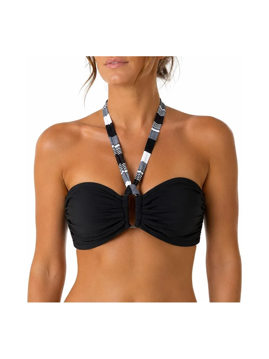 Haut de Bikini Noir Femme Garin de Sable Kloe 2