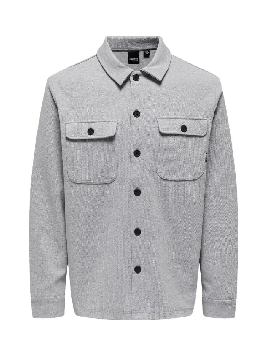 Veste Grise Clair Homme Only & Sons 22021279 2