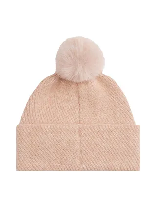 Bonnet Rose Femme Tommy Hilfiger Th Pom Pom 2