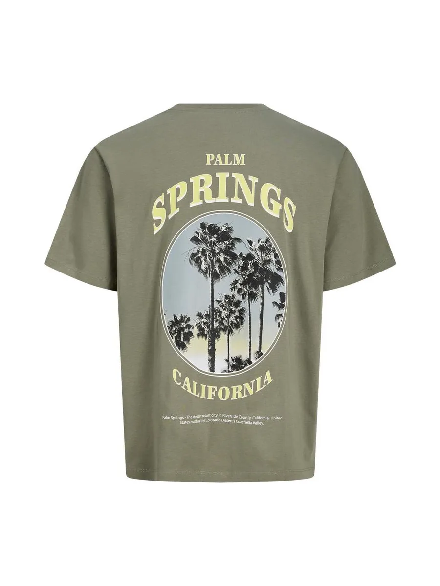 T-Shirt Vert Garçon Jack & Jones Jjcity 3