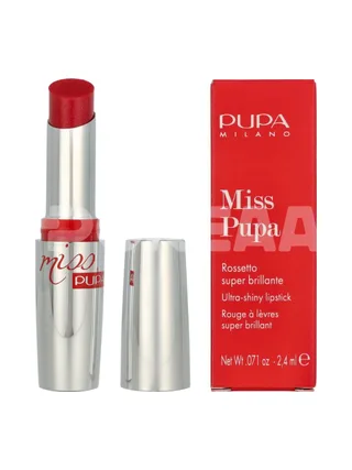 Pupa Miss Pupa Lipstick 2.4ml - #500 Love Pearly Red 1