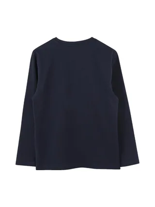 T-Shirt Manches Longues Marine Garçon Hugo Boss J52702 2