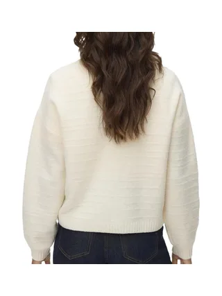 Gilet Ecru Femme Vero Moda Boom Structure 2