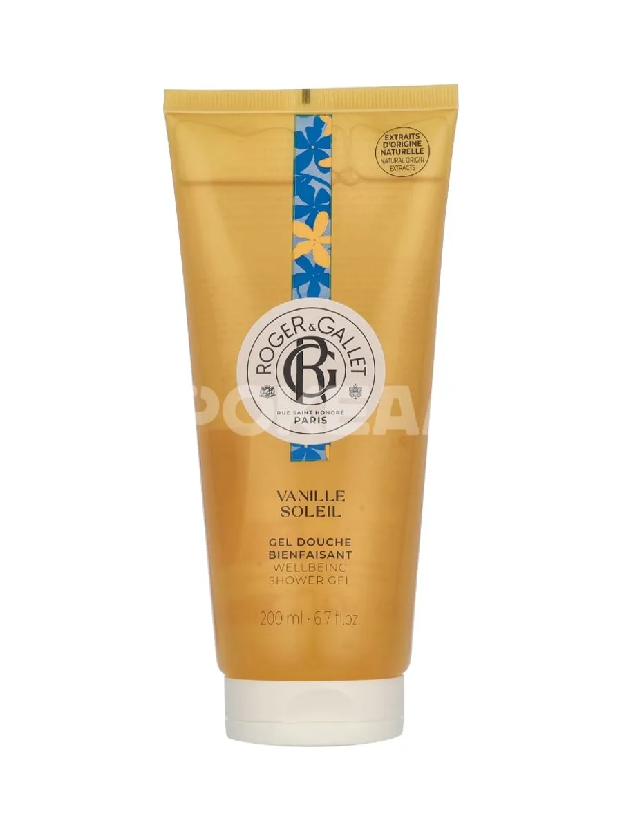 Roger & Gallet Beneficial Shower Gel Vanille Soleil 200ml 1