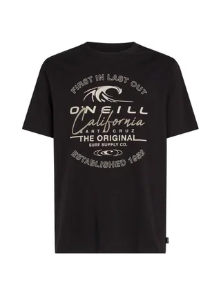 T-Shirt Noir Homme O'Neill Cali Wave 2