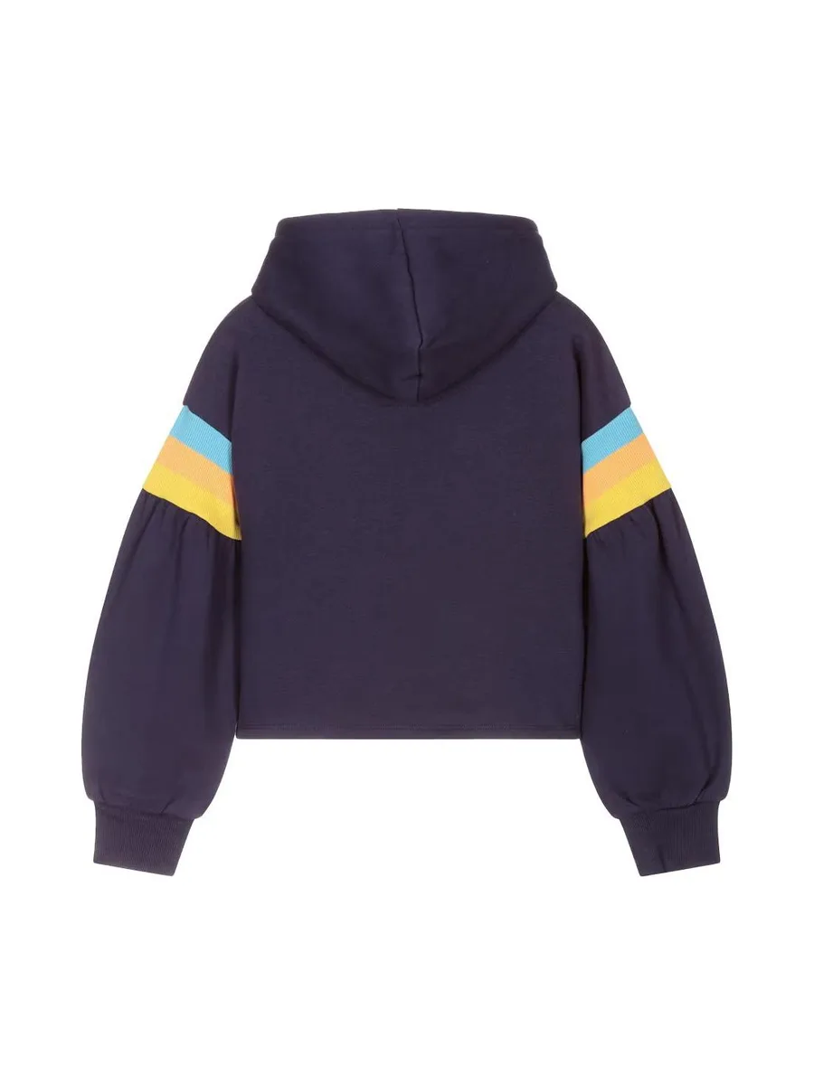 Sweat à Capuche Marine Fille Levi's 4ED500 3
