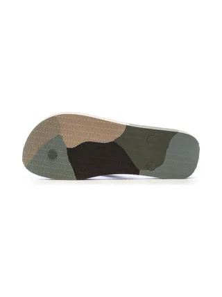 Tongs Verte/Beige Homme Havaianas Slim 1740 2