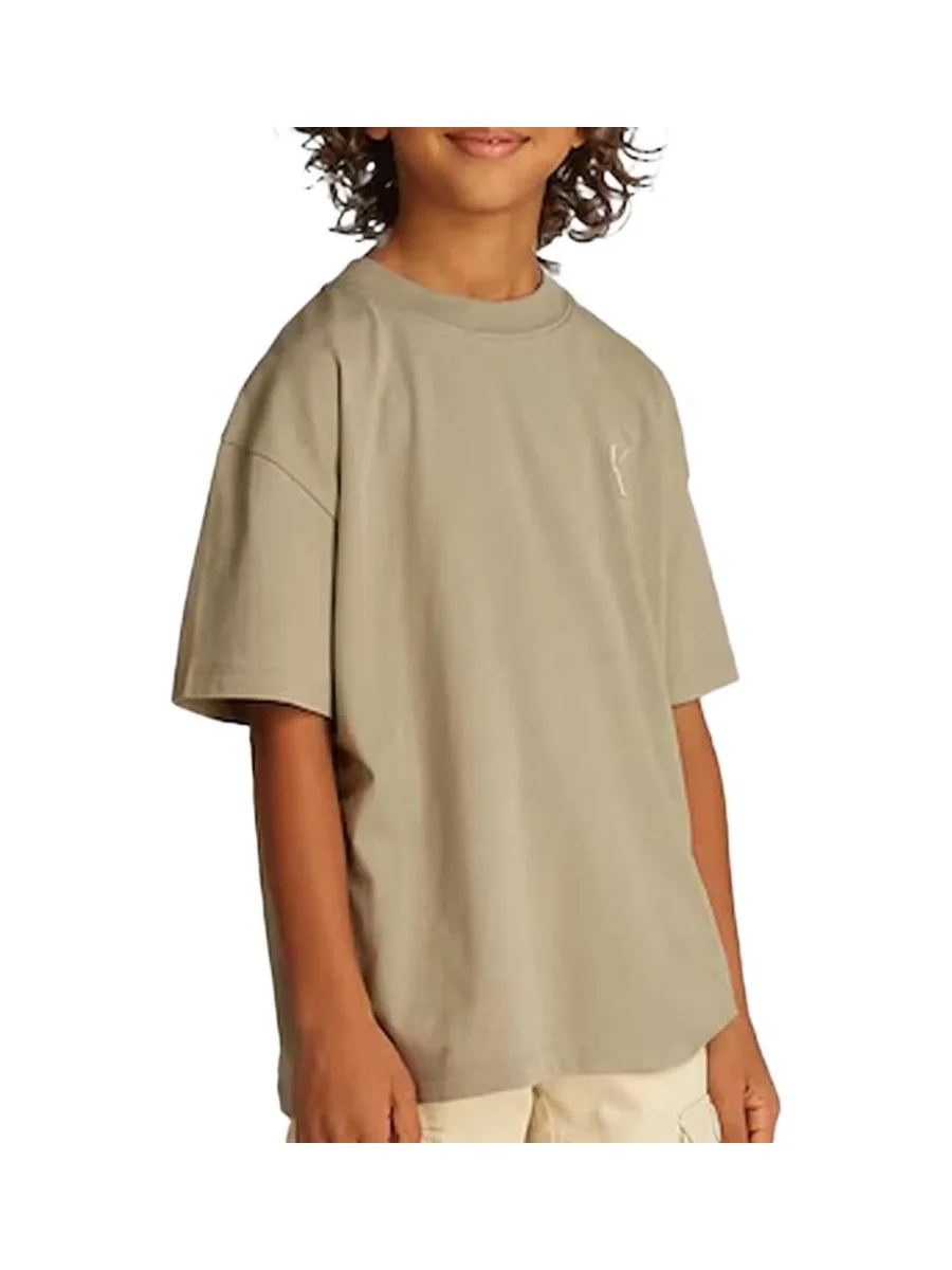 T-Shirt Marron Garçon Calvin Klein Jeans Miami 2