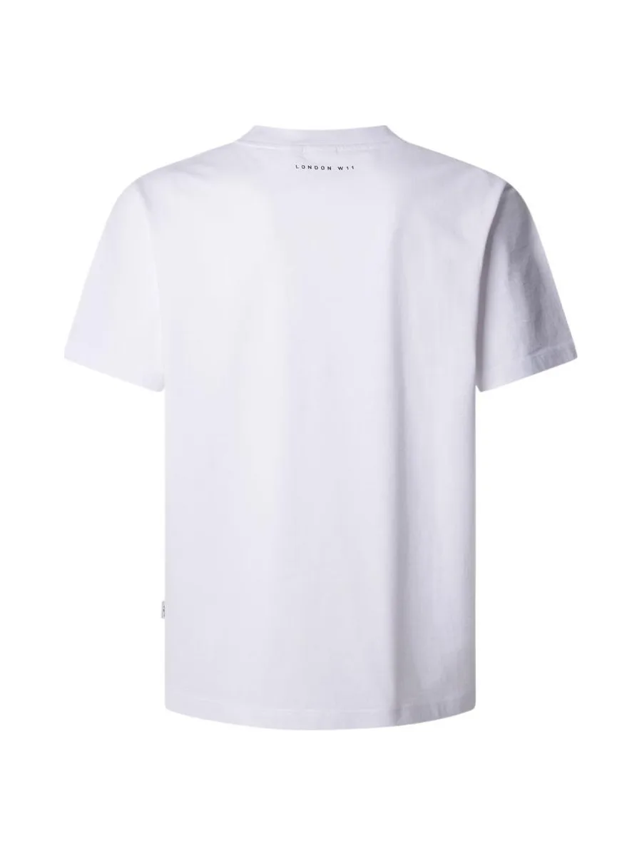 T-shirt Blanc Homme Pepe jeans Dorian 3