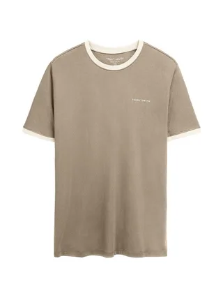 T-Shirt Beige/Ecru Homme Teddy Smith Tee 2 1