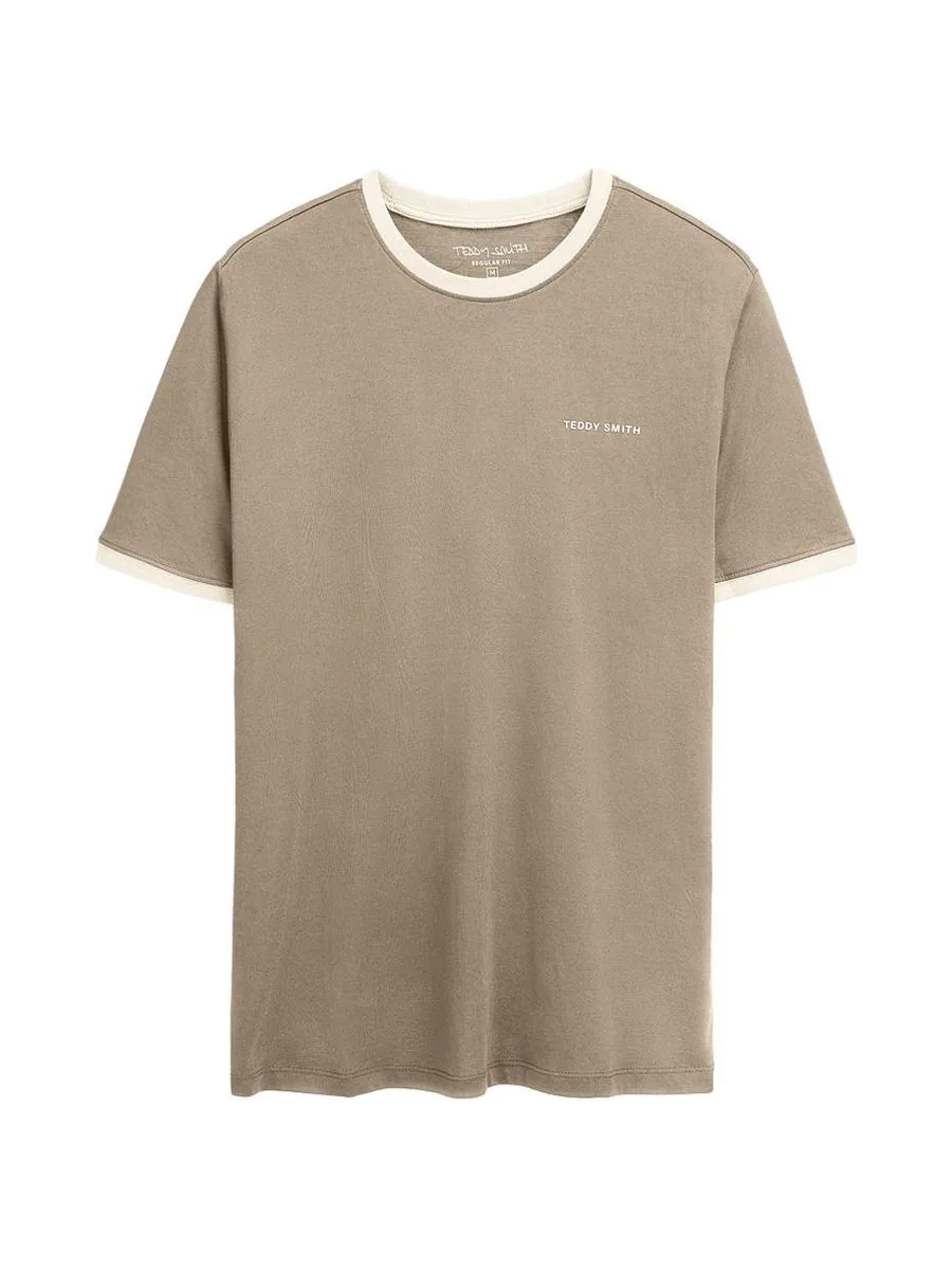 T-Shirt Beige/Ecru Homme Teddy Smith Tee 2 2