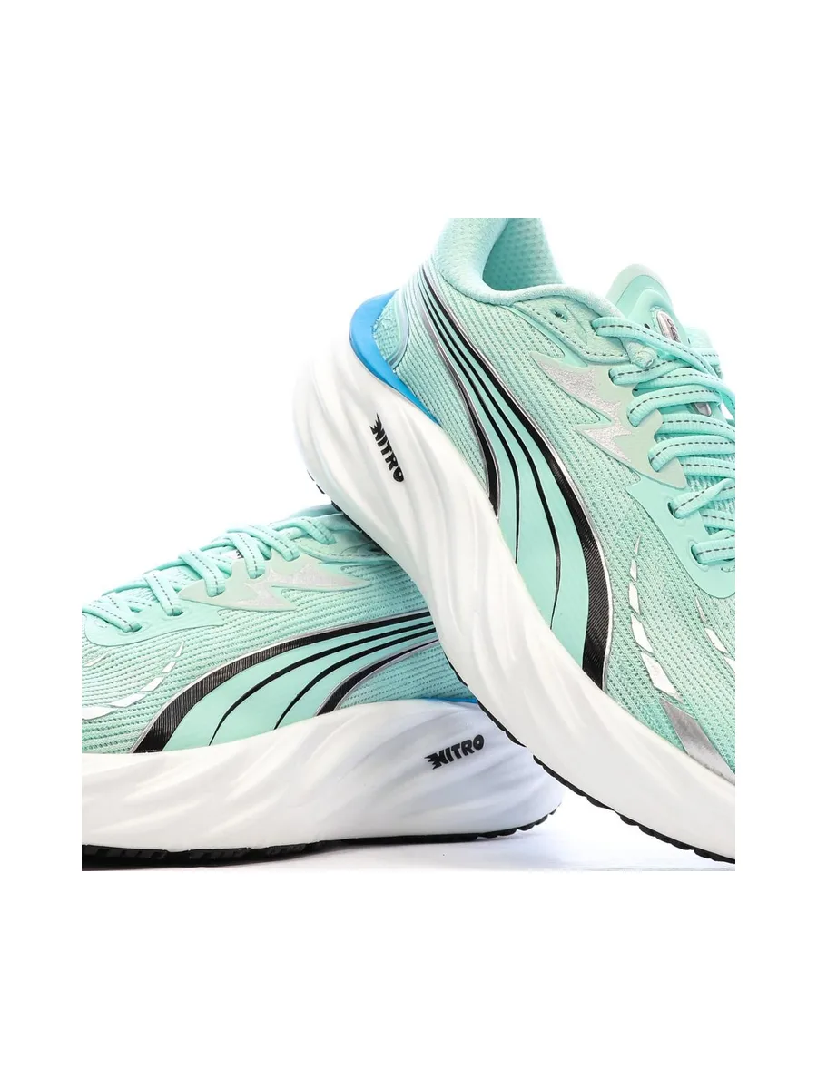 Chaussures de running Vertes Femme Puma Velocity Nitro 4 8