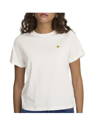 T-Shirt Blanc Femme JDY Citron 1