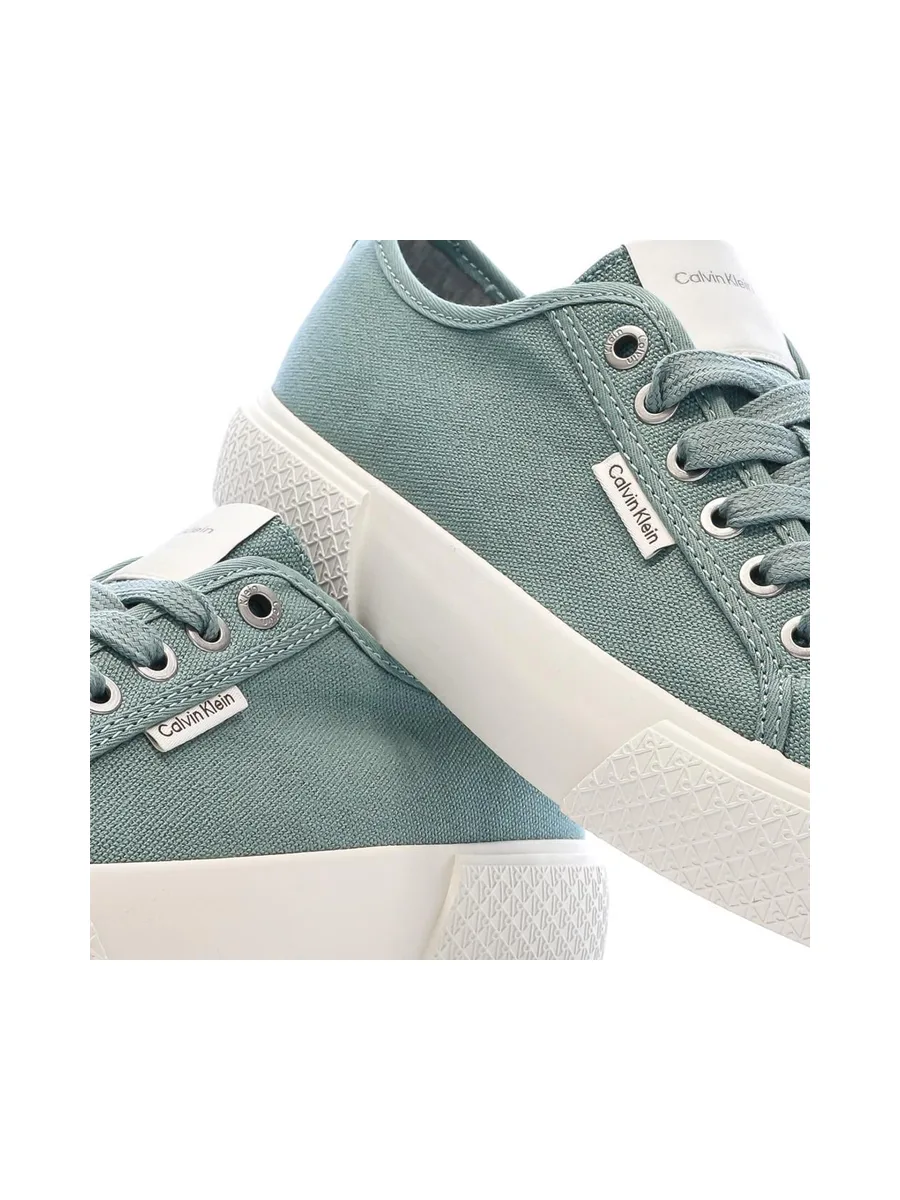 Baskets Bleu Femme Calvin Klein Jeans Low Lace 8