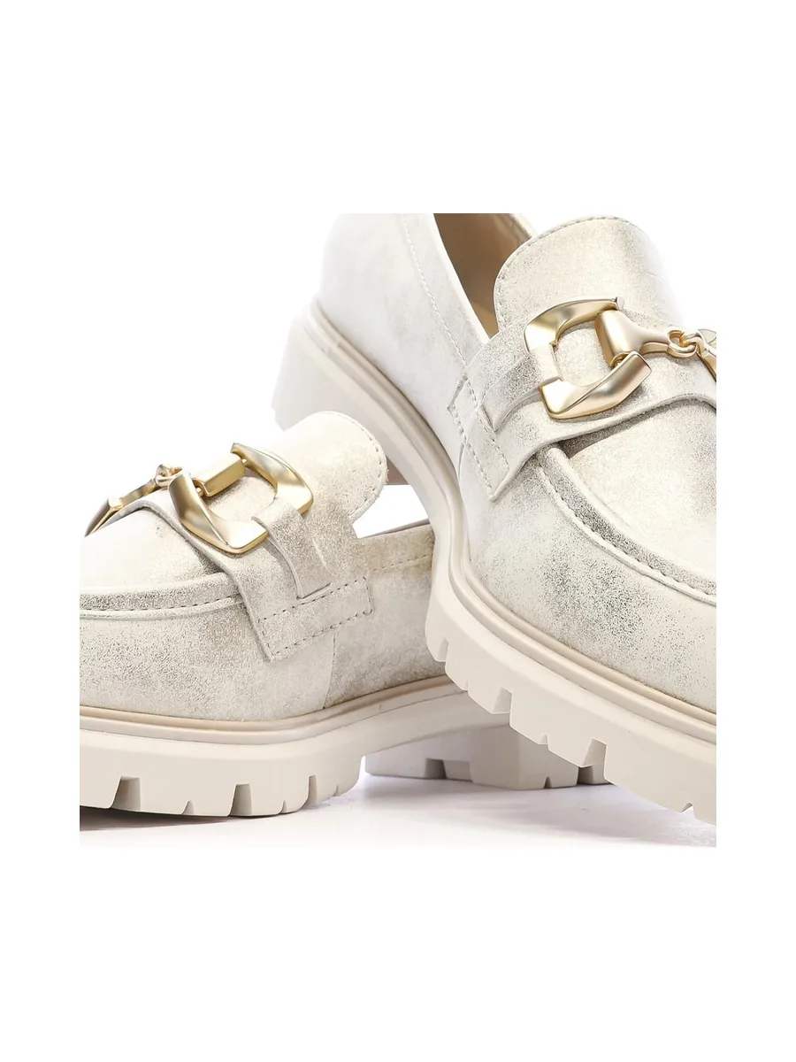 Mocassins Beige Nacré Femme Marco Tozzi 24700 8