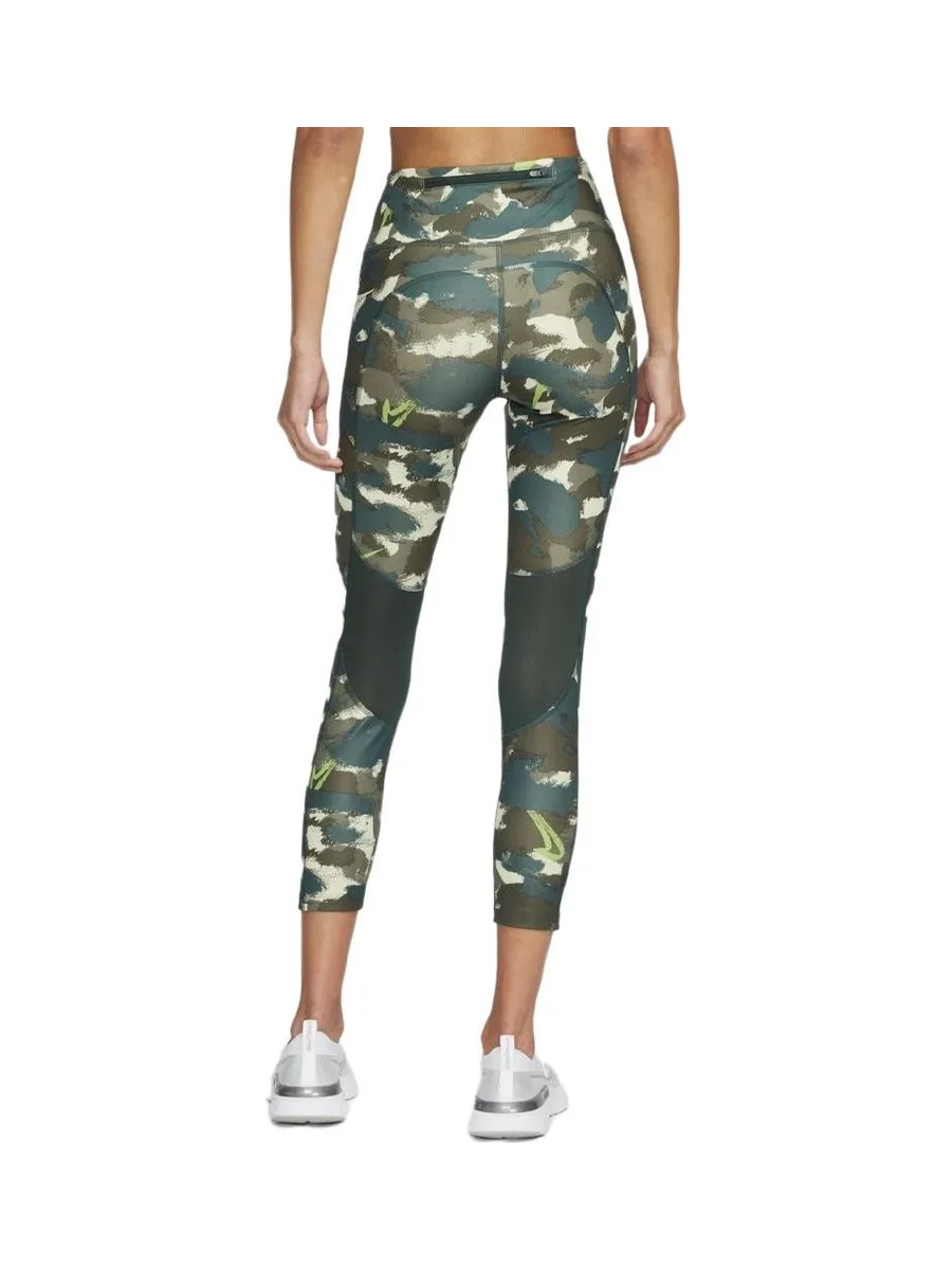 Legging Vert Femme Nike Fast 3