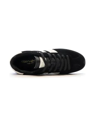 Baskets Noires/Blanches Homme Teddy Smith White Suede 4