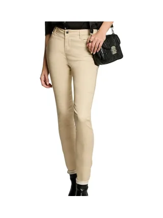 Pantalon Slim Beige Femme Morgan PFRASHI 1