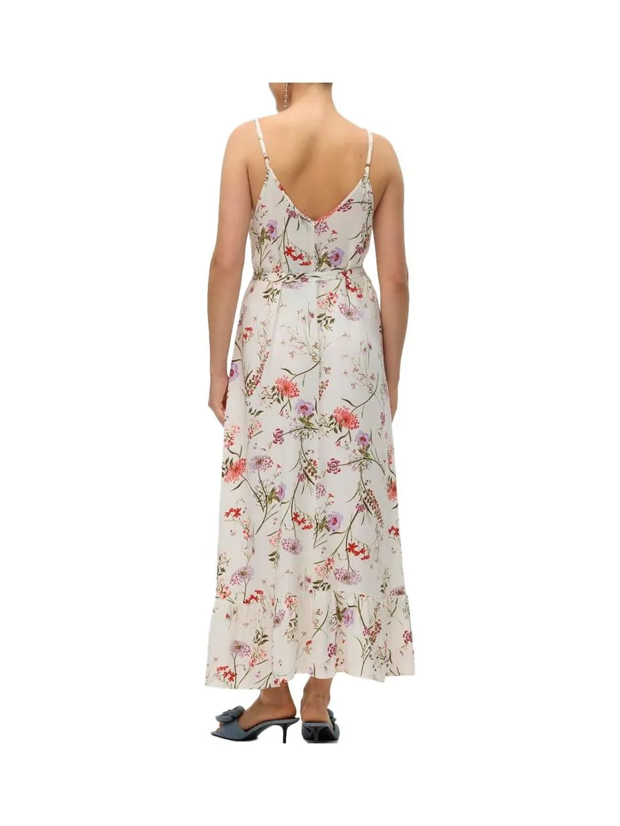 Robe Beige/Rouge/Vert Femme Vero Moda Easy 3